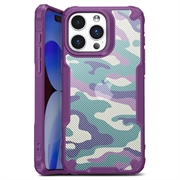 Custodia Ibrida Anti-Shock per iPhone 15 Pro Max - Camouflage