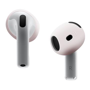 Copri auricolari in silicone antiscivolo per AirPods 4 - Rosa chiaro