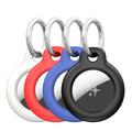 Apple AirTag Dux Ducis Set di custodie in plastica con portachiavi - 4 pz. - Nero / Blu / Rosso / Bianco