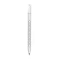 Custodia in silicone con texture a diamante per Apple Pencil (USB-C) - Bianco