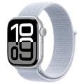 Apple Watch 10 GPS MWWD3QN/A - Alluminio, anello sportivo Blue Cloud, 46mm - Argento