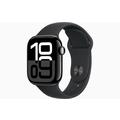 Apple Watch 10 GPS MWWE3QN/A - Alluminio, banda sportiva nera, S/M, 42mm - Nero Pece