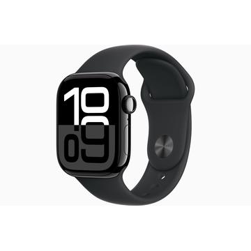 Apple Watch 10 GPS MWWE3QN/A - Alluminio, banda sportiva nera, S/M, 42mm - Nero Pece