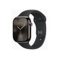 Apple Watch 10 LTE MWY33QN/A - Alluminio, banda sportiva nera, S/M, 46mm - Nero Pece