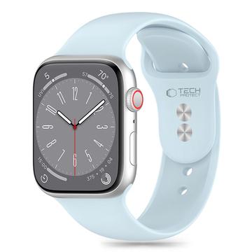 Apple Watch Series 10/9/8/7/6/SE Cinturino in silicone Tech-Protect - 40mm/41mm/42mm - Cielo