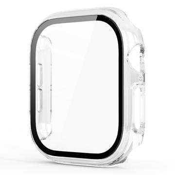 Custodia in Plastica con Pellicola Salvaschermo per Apple Watch Series 10 - 46mm - Chiara