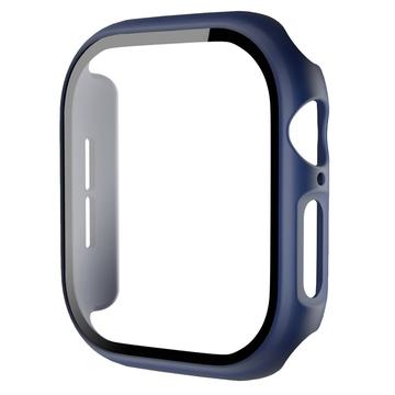 Custodia in Plastica con Pellicola Salvaschermo per Apple Watch Series 10 - 47mm - Blu Scuro