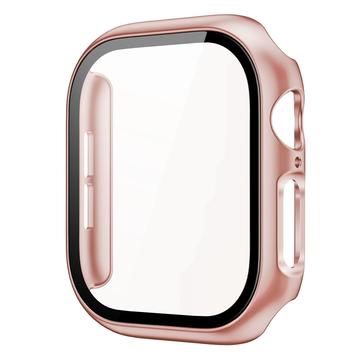 Custodia in Plastica con Pellicola Salvaschermo per Apple Watch Series 10 - 42mm - Rosa Oro