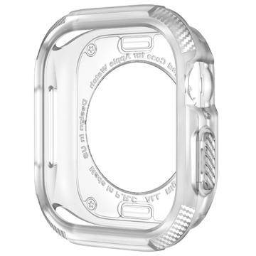 Custodia in TPU rugged per Apple Watch Series 10 - 42mm - trasparente