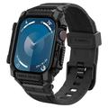 Custodia in TPU Spigen Rugged Armor Pro per Apple Watch Series 10 - 42mm - Nera