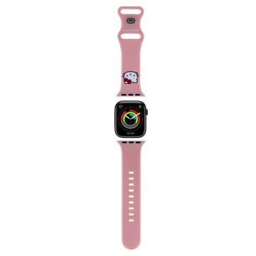 Apple Watch Series 10/9/8/SE (2022)/7/SE/6/5/4/3/2/1 Cinturino in silicone con testa di gattino Hello Kitty - 42mm/41mm/40mm/38mm