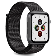 Apple Watch Series 9/8/SE (2022)/7/SE/6/5/4/3/2/1 Cinturino sportivo in nylon Puro - 41mm/40mm/38mm - Nero