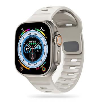 Apple Watch Series Ultra 2/Ultra/10/9/8/SE (2022)/7/SE/6/5/4/3/2/1 Cinturino in silicone Tech-Protect IconBand Line - 49mm/46mm/45mm/44mm/42mm - Starlight