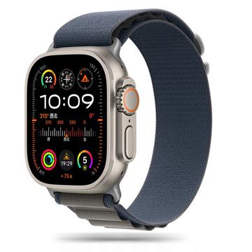 Apple Watch Series Ultra 2/Ultra/9/8/SE (2022)/7/SE/6/5/4/3/2/1 Cinturino Tech-Protect Nylon Pro - 49mm/45mm/44mm/42mm - Navy / Grigio