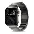 Apple Watch Series Ultra 2/Ultra/10/9/8/SE (2022)/7/SE/6/5/4/3/2/1 Cinturino in acciaio inossidabile Tech-Protect SteelBand - 49mm/46mm/45mm/44mm/42mm - Nero