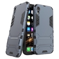 Custodia Ibrida Armor Series con Supporto per iPhone XR - Grigia