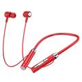 B3 9D Surround Stereo Cuffie sportive Bluetooth con archetto da collo in silicone