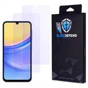 Protezione dello schermo in vetro temperato BlueDefend Anti-Blue Light per Samsung Galaxy A15 - 2 pz.