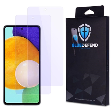 Protezione dello schermo in vetro temperato BlueDefend Anti-Blue Light per Samsung Galaxy A52/A52 5G/A52s 5G - 2 pz.