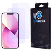 Protezione dello schermo in vetro temperato BlueDefend Anti-Blue Light per iPhone 13 - 2 pz.