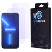 Protezione dello schermo in vetro temperato BlueDefend Anti-Blue Light per iPhone 13 Pro - 2 pz.