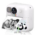 CP02 Fotocamera digitale HD per bambini con stampante termica e scheda TF da 32 G - Bianco