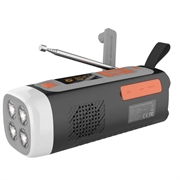 Radio solare a manovella da campeggio/altoparlante Bluetooth LR-7A - 4500mAh, AM/FM/SW