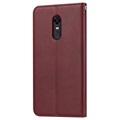 Custodia a Portafoglio per OnePlus 6T - Serie Card Set - Vino Rosso