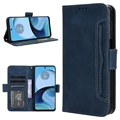 Custodia a Portafoglio Serie Cardholder per Motorola Moto G14 - Blu