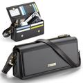 Borsa telefonica a tracolla 3 in 1 Caseme Me30 - 4"-7.5" - Nero