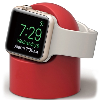 Supporto di Ricarica per Apple Watch Series Ultra/8/SE (2022)/7/SE/6/5/4/3/2/1 - Rosso