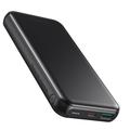 Choetech 18W Banca di potenza w. USB-A QC, USB-C PD - 10000mAh - Nero