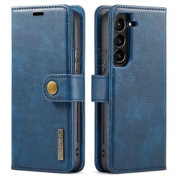 Custodia in Pelle a Portafoglio Staccabile DG.Ming Samsung Galaxy S23+ 5G - Blu