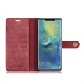 DG.Ming 2 in 1 Custodia Portafoglio per Huawei Mate 20 Pro - Rosso