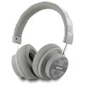 Cuffie wireless over-ear con motivo a scacchi DKNY - Beige