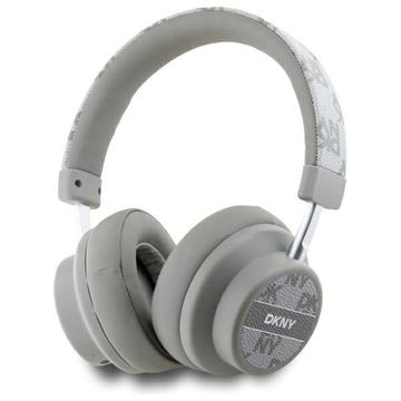 Cuffie wireless over-ear con motivo a scacchi DKNY