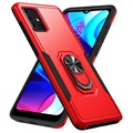 Custodia ibrida per Samsung Galaxy A51 serie Defender - rossa