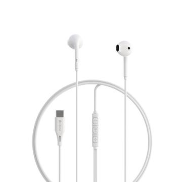 Devia Kintone A3 Auricolari digitali cablati USB-C - 1.2m - Bianco