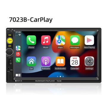 Doppio Din CarPlay Touchscreen Lettore MP5 stereo per auto Bluetooth - 7"