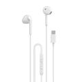 Dudao X3C Cuffie In-Ear USB-C cablate - Bianco