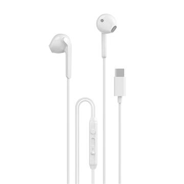 Dudao X3C Cuffie In-Ear USB-C cablate - Bianco