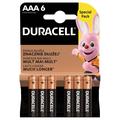 Pile Duracell Basic LR03/AAA - 6 pezzi.