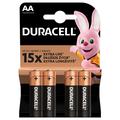 Pile Duracell DuraLock C&B LR6/AA - 4 pz.