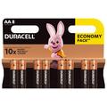 Pile Duracell DuraLock C&B LR6/AA - 8 pezzi.