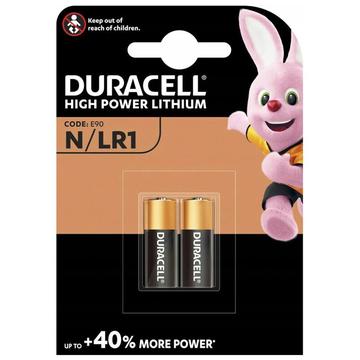 Batteria Duracell ad alta potenza LR1/N - 2 pezzi.