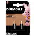 Batteria Duracell a lunga durata 23A/MN21 12V - 2 pezzi.