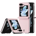  Custodia Flip Dux Ducis Bril per Samsung Galaxy Z Flip5 - Rosa