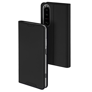 Custodia Flip Dux Ducis Skin Pro per Sony Xperia 1 V - Nera