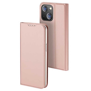 Custodia Flip Dux Ducis Skin Pro per iPhone 15 - Rosa