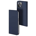 Custodia Flip per iPhone 15 Plus Dux Ducis Skin Pro - Blu